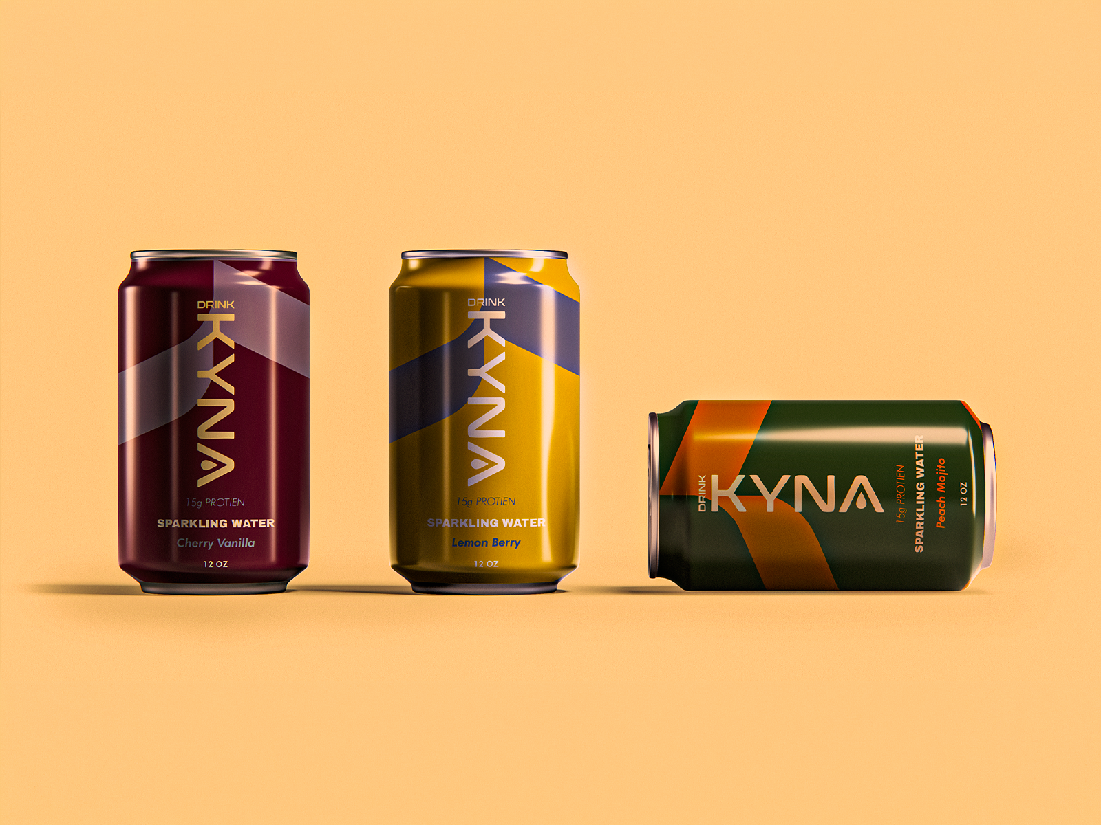 KYNA Protein Water — Branding, Packaging, Art Direction
