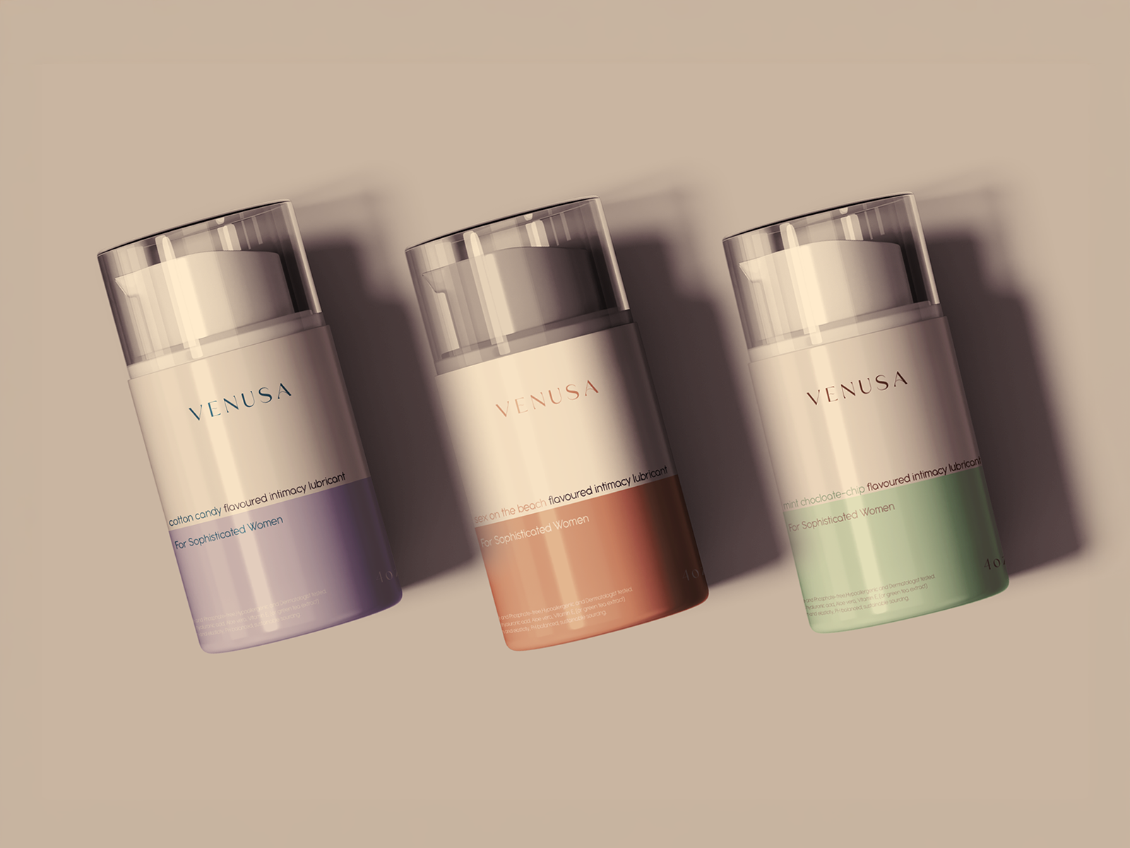 Venusa Intimate Care — Branding, Packaging, Art Direction